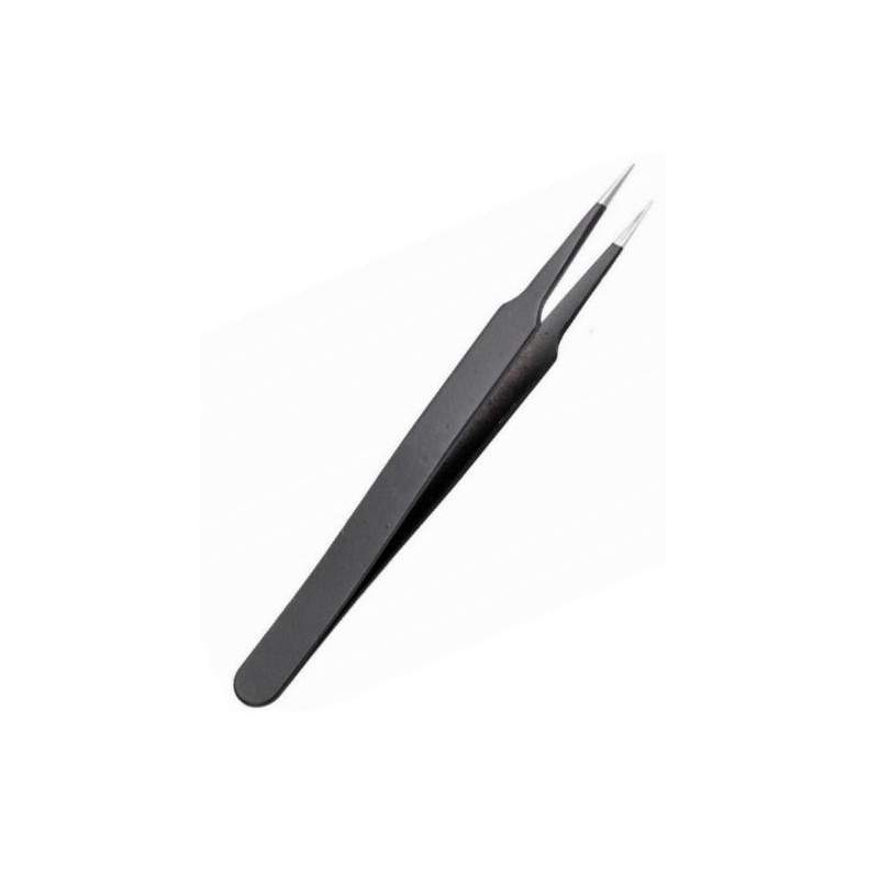 BLACK POINTED PRECISION TWEEZERS