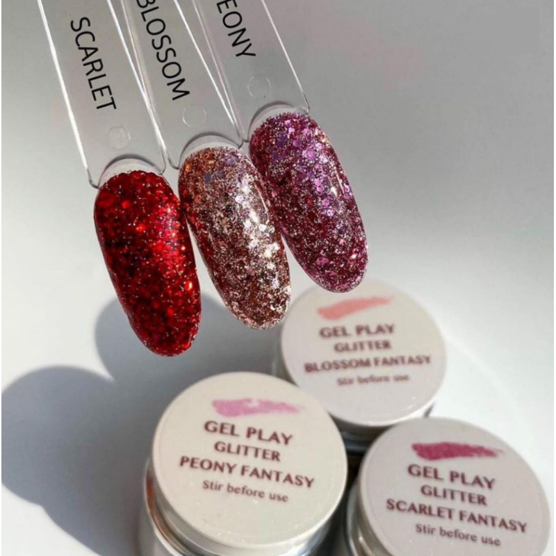 Gel Play™ Fantasy Glitter Peony - Accent Expression