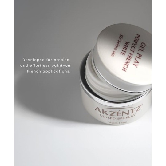 Gel Play Perfect French - Manucure Française Blanche Gel Akzentz - Accent Expression